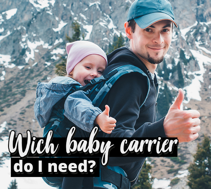 types of baby carrier